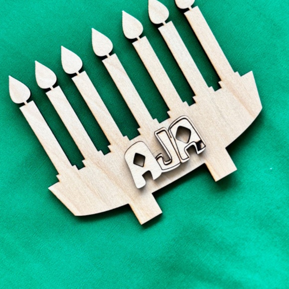 CUSTOM GIFT TAGS HOLIDAY NAME TAGS TABLE SETTING STOCKING TAGS HANUKKAH - Picture 7 of 7